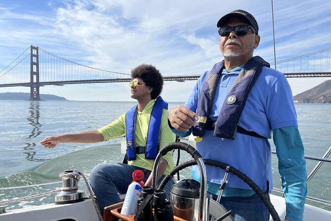 2hr. INTERACTIVE Sailing Experience on San Francisco Bay - The possible two-bridge route