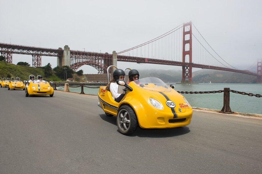 49 Mile GoCar Special - All Day For The Price Of 5 Hours - Fort Point and the Golden Gate Bridge