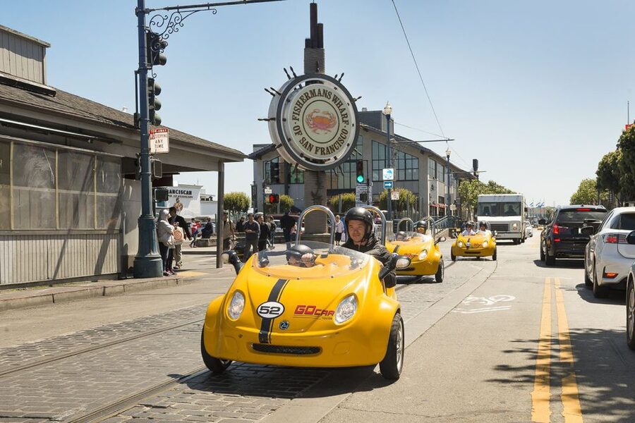 49 Mile GoCar Special - All Day For The Price Of 5 Hours - Fisherman’s Wharf, the Marina, and Crissy Field