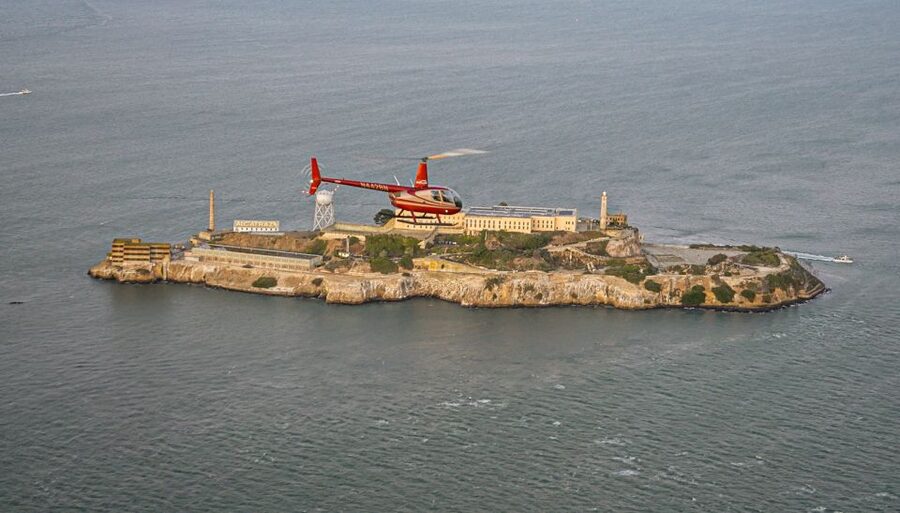 From Sausalito: San Francisco and Alcatraz Helicopter Tour - Taking off from Sausalito beside Richardson Bay