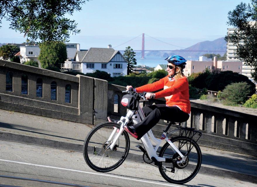 Golden Gate Bridge: Electric Bike Guided Tour to Sausalito - The Marina and Palace of Fine Arts
