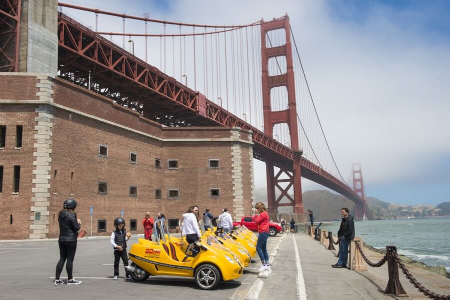 GPS Talking Tour Cars: Chinatown/Downtown Loop - Starting beside Fisherman’s Wharf