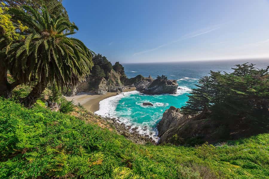 Monterey, Carmel, 17 Mile Dr, Big Sur & Mcway Falls Pvt Tour - McWay Falls at Julia Pfeiffer Burns State Park