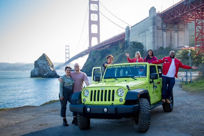 Private San Francisco Open-Air Jeep Tour (3 Hours, Max 6) - Presidio views and the Golden Gate Bridge crossing