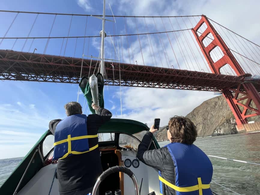 SAN FRANCISCO: (2hr) Interactive Sailing Experience - Sailing beneath the Golden Gate Bridge