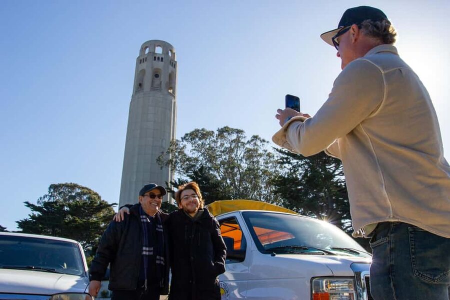 San Francisco: Alcatraz Admission + City Highlights Tour - Coit Tower gives the morning its broadest view