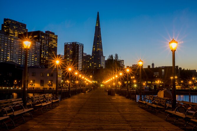 San Francisco Bay Cruise & Double Decker Night Tour - Upper deck views, wind, and rain