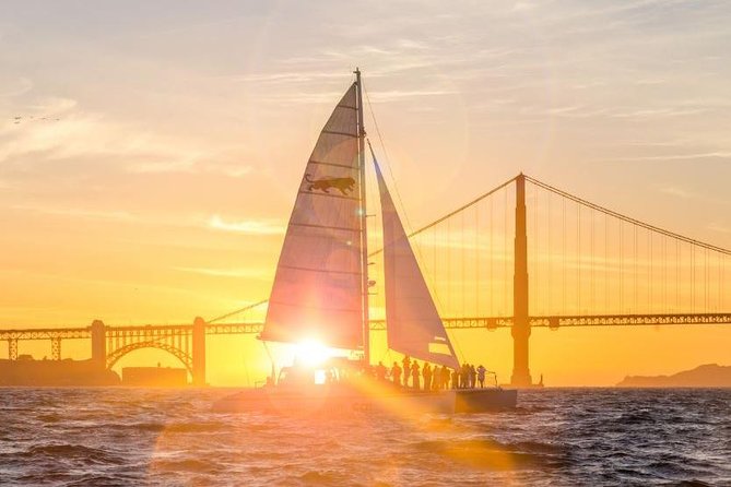 San Francisco Bay Sunset Catamaran Cruise - Crossing the bay as daylight fades