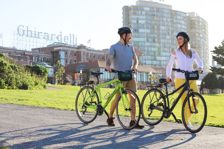 San Francisco: Bike Rental from Golden Gate Bridge with Map - Fisherman’s Wharf, Alcatraz, and waterfront stops