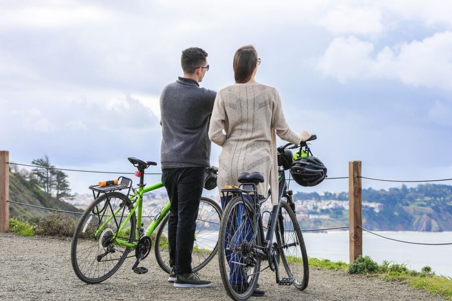 San Francisco: City Highlights Guided eBike Tour - The Painted Ladies and Alamo Square views