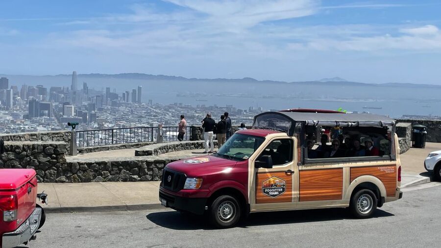 San Francisco: City Highlights Tour with Alcatraz Ferry - Mosaic stairways, street art, and local details
