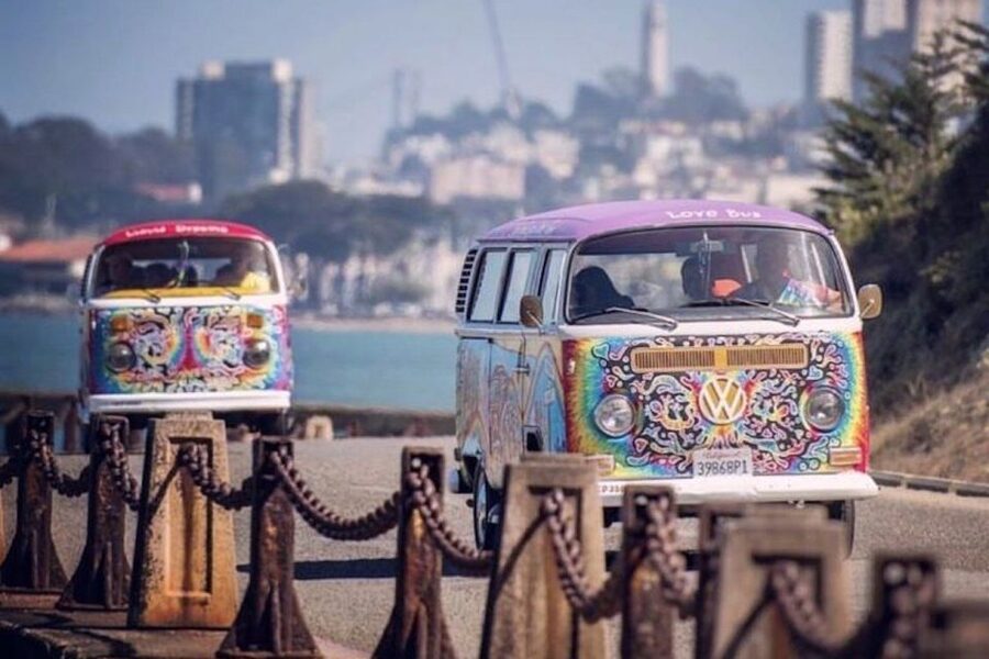 San Francisco: City Sightseeing Tour on Hippie Bus - The skyline stop and city perspective