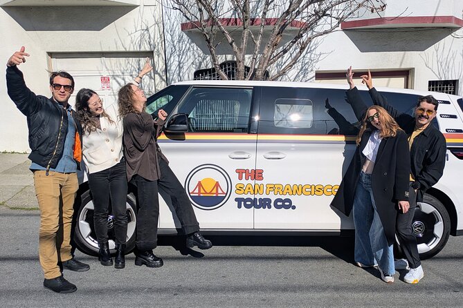 San Francisco City Tour in EV Volkswagen Van - Haight-Ashbury, Twin Peaks, and the Castro