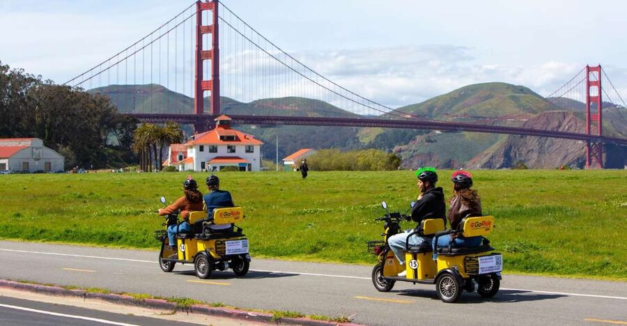 San Francisco: Electric Scooter Rental with GPS Storytelling - Crissy Field and Marina Green