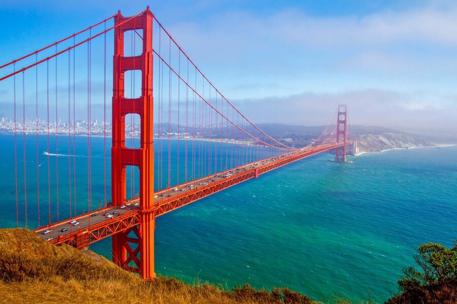 San Francisco: Exclusive Bike, Beer, and Boat Tour - Crossing the Golden Gate Bridge