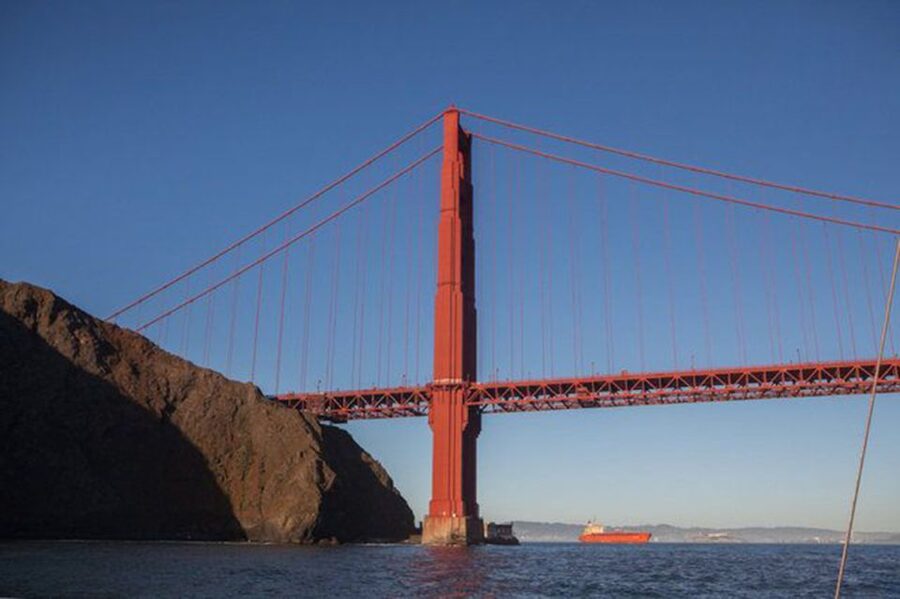 San Francisco: Golden Gate Bridge Catamaran Cruise - A catamaran view of San Francisco Bay