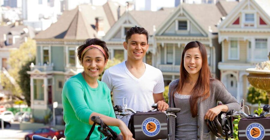 San Francisco Guided E-Bike Tour: Top Landmarks & Views - Waterfront history from the Ferry Building to Oracle Park