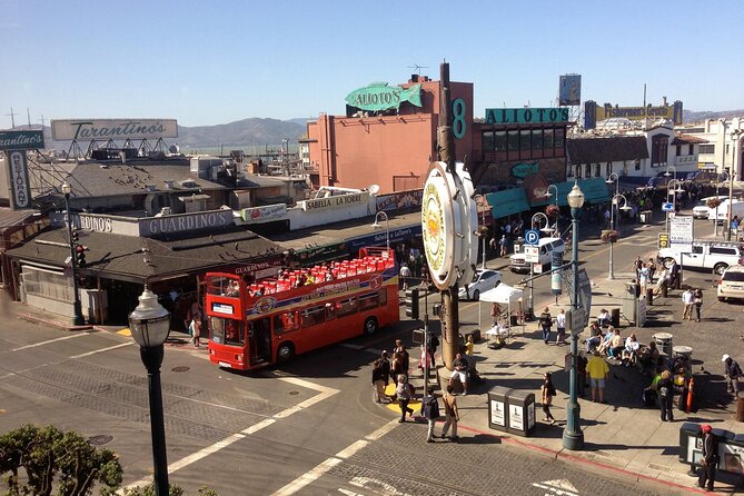 San Francisco Hop-on Hop-off Deluxe Tour 20 Stops 1 to 2 days - Pier 35, Pier 39, and Fisherman’s Wharf