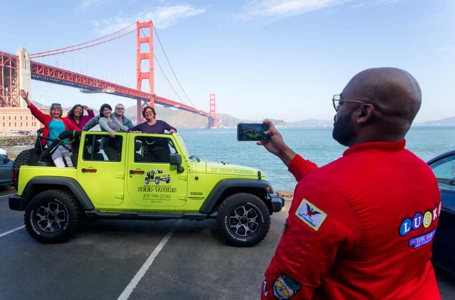 San Francisco: Muir Woods Giant Redwoods & City Private Tour - Crossing the Golden Gate Bridge Into Marin County