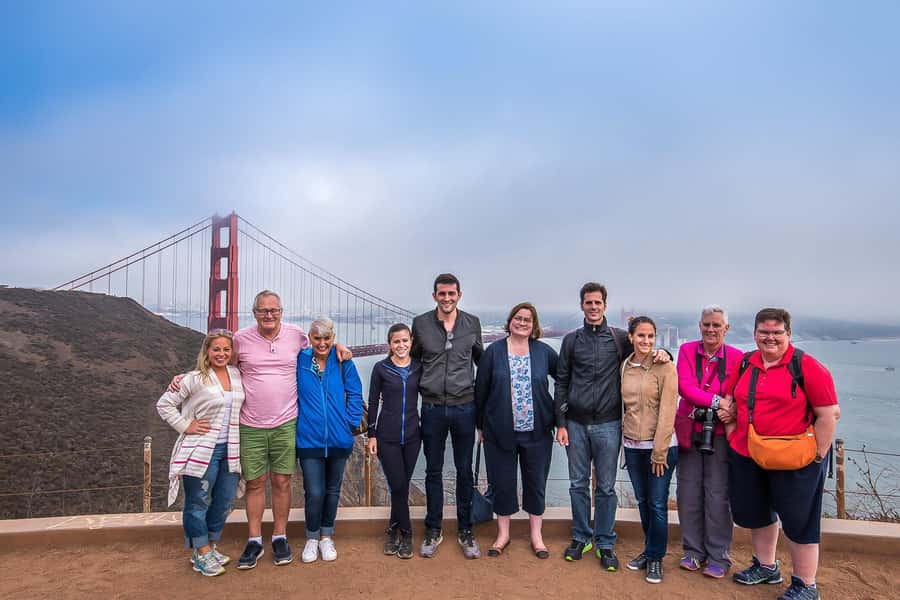 San Francisco: Muir Woods & Sausalito Tour w/Alcatraz Option - Crossing the Golden Gate Bridge