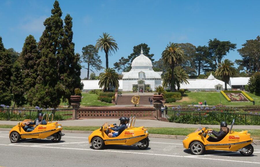 San Francisco: Self-Drive Landmarks Tour with Painted Ladies - Fisherman’s Wharf and the route toward the bridge