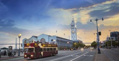 Sightseeing Sunset Tour by Open-Top Bus