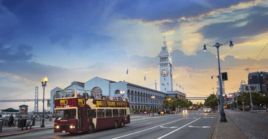 San Francisco: Sightseeing Sunset Tour by Open-Top Bus - Starting at Fisherman’s Wharf and Polk Street