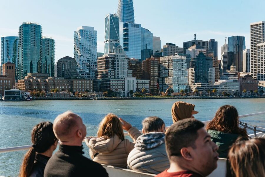 San Francisco: Skip-the-Line Escape from The Rock Bay Cruise - The route past Pier 39 and Fisherman’s Wharf