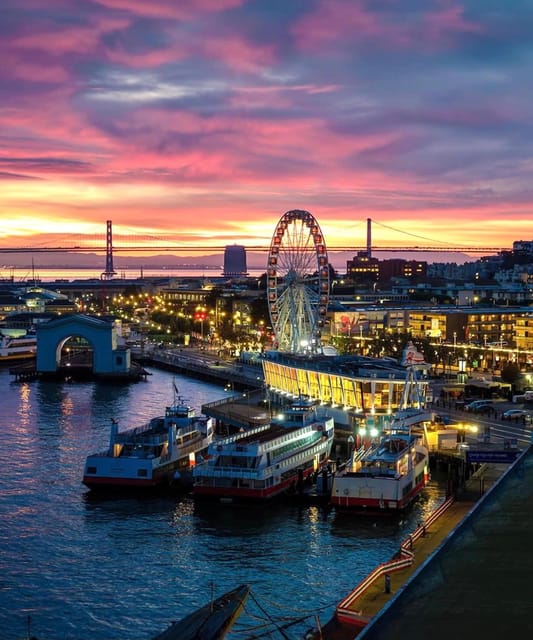 San Francisco: Sky Star Wheel - Fisherman's Wharf - A 150-Foot View of the Bay
