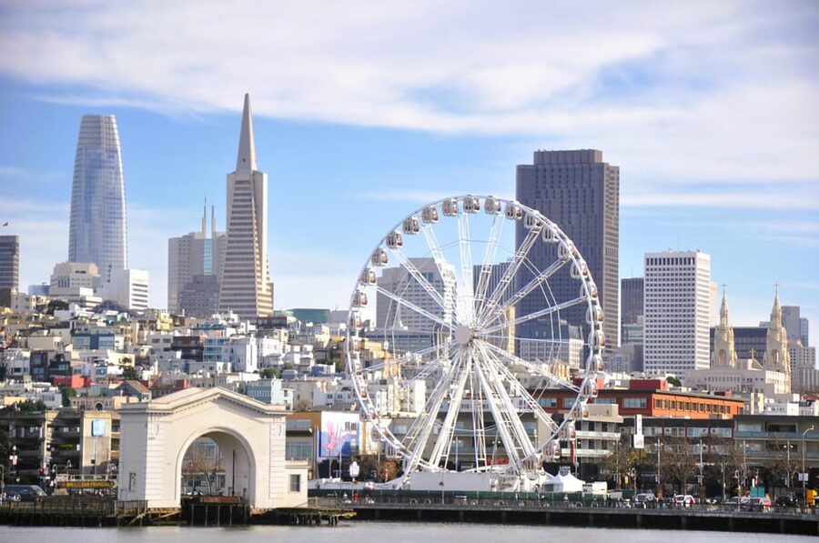 San Francisco: Sky Star Wheel - Fisherman's Wharf - How to Fit SkyStar Into a Fisherman’s Wharf Day