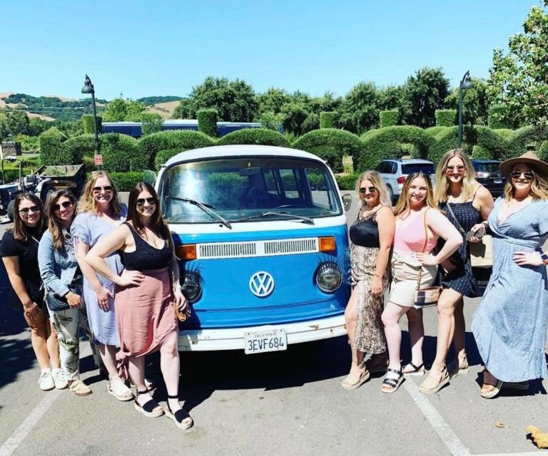 San Fransisco: Vintage VW Bus Wine Country Tour Small Group - Key points to know before booking