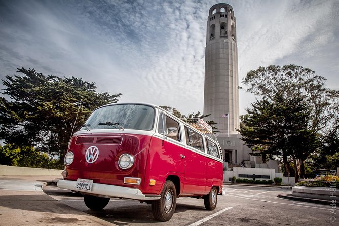 Vantigo - The Original San Francisco VW Bus Tour - Coit Tower and the city’s northern edge