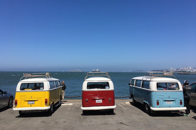 Vantigo - The Original San Francisco VW Bus Tour - Golden Gate Bridge: a short stop with a major payoff