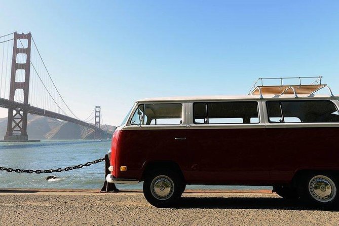 Vantigo - The Original San Francisco VW Bus Tour - The Painted Ladies and postcard San Francisco